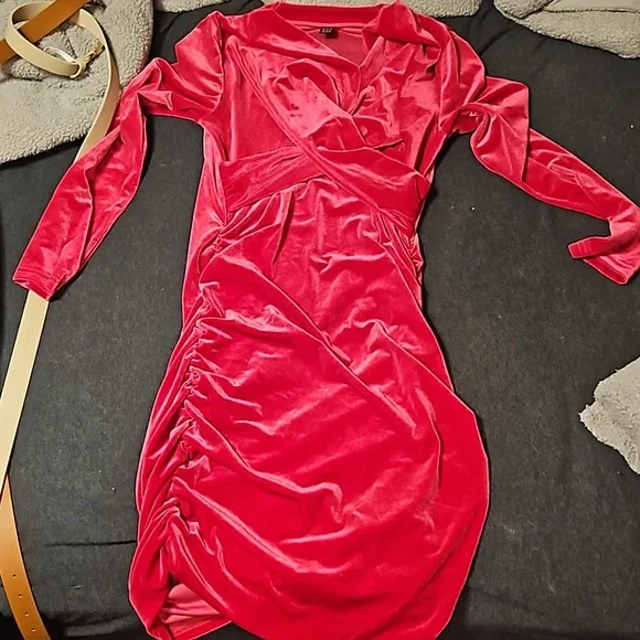 SHEIN | Dresses | Shein Hot Pink Velvet Dress | Poshmark SHEIN | Dresses | Shein Hot Pink Velvet Dress | Poshmark